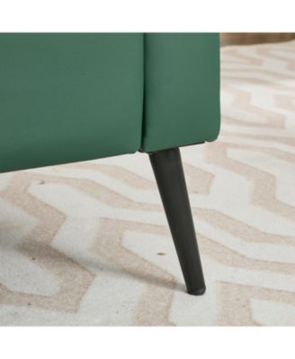  Cat Paw Green Leather Sofa & Chair Set