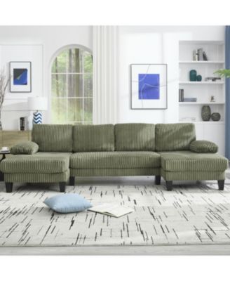 Streamdale U-Shaped Sofa with Double Chaise & Oversized Seat