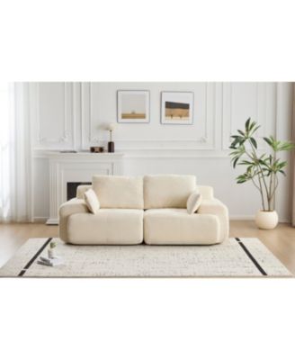 Modern Memory Foam Corduroy Sectional Sofa