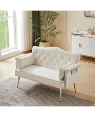 Velvet Loveseat Sofa