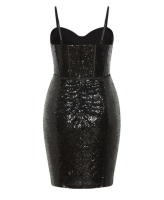 Plus Size Girly Sequin Dress