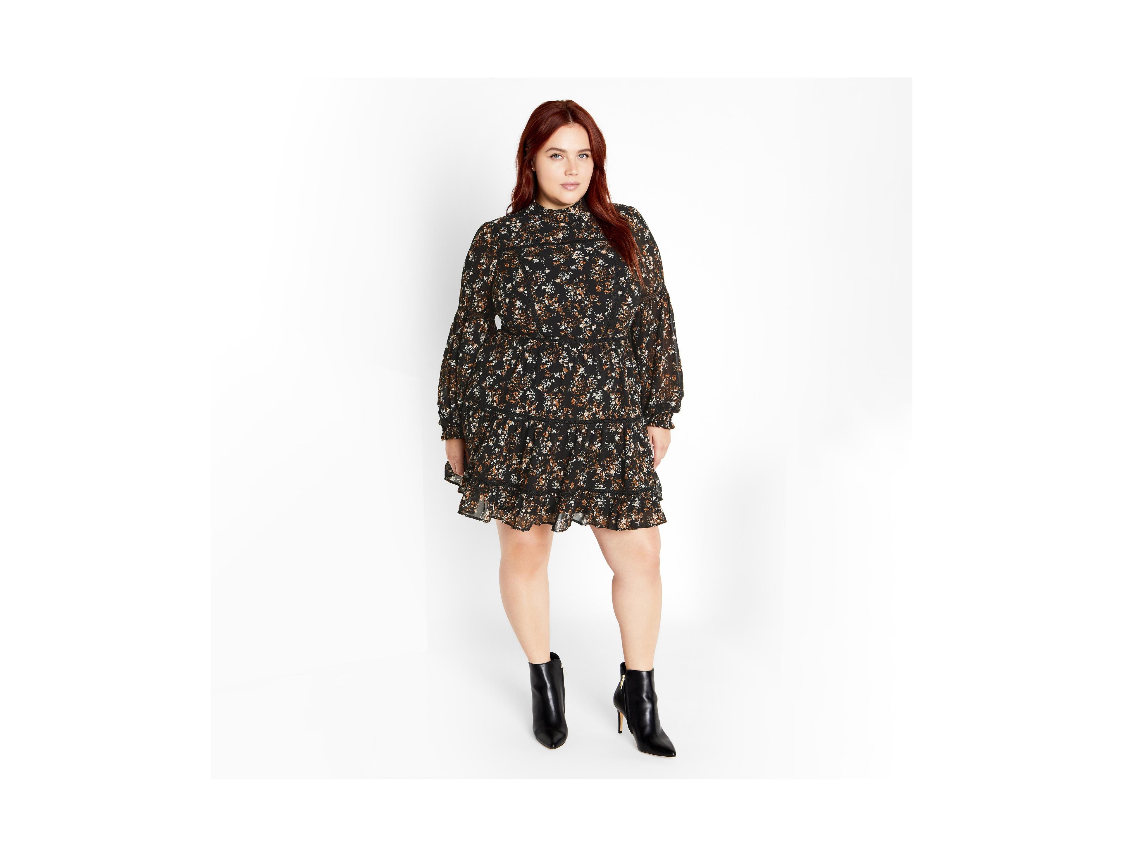 City Chic Women's Elsie Dress