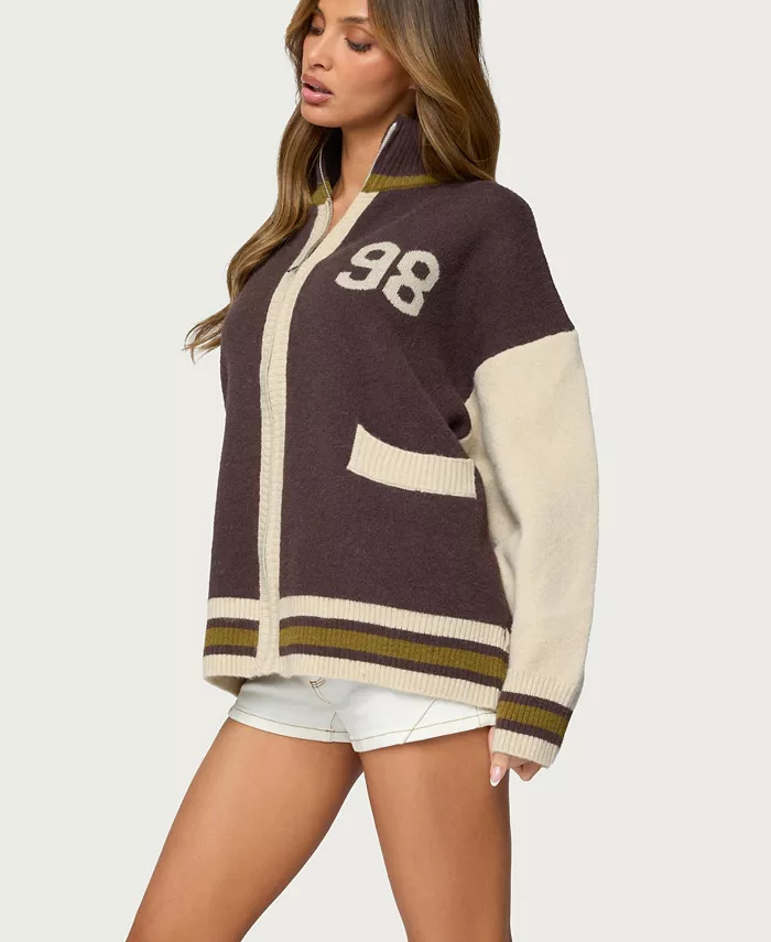 Women's 98 Varsity Zip Up Sweater - thumbnail 9