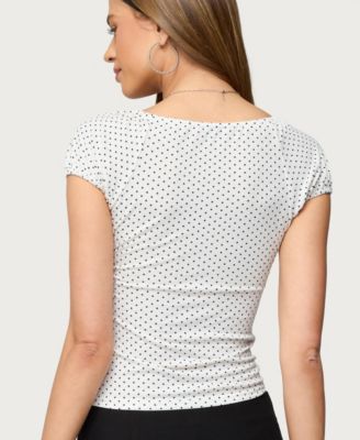 Women's Stefania Polka Dot Top