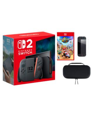 Switch 2 Bundle With Accessories & Mario Kart World Game