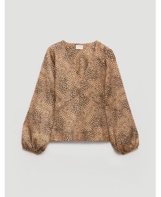 Women's Grace Satin Long Sleeve Top