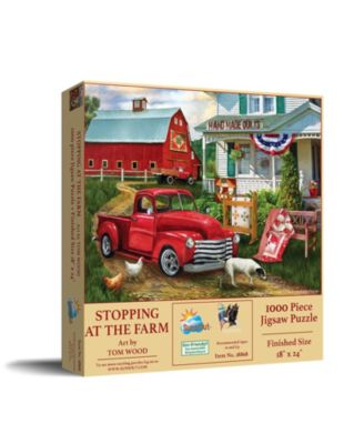 Stopping at the Farm 500 piece Jigsaw Puzzle