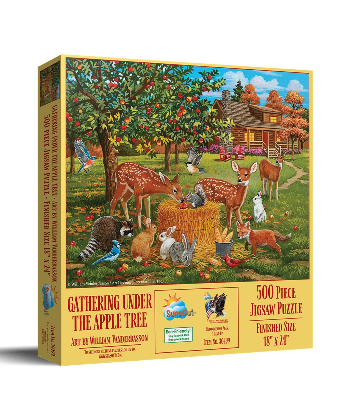 SunsOut Gathering under the AppleTree 500 piece Jigsaw Puzzle for Adults