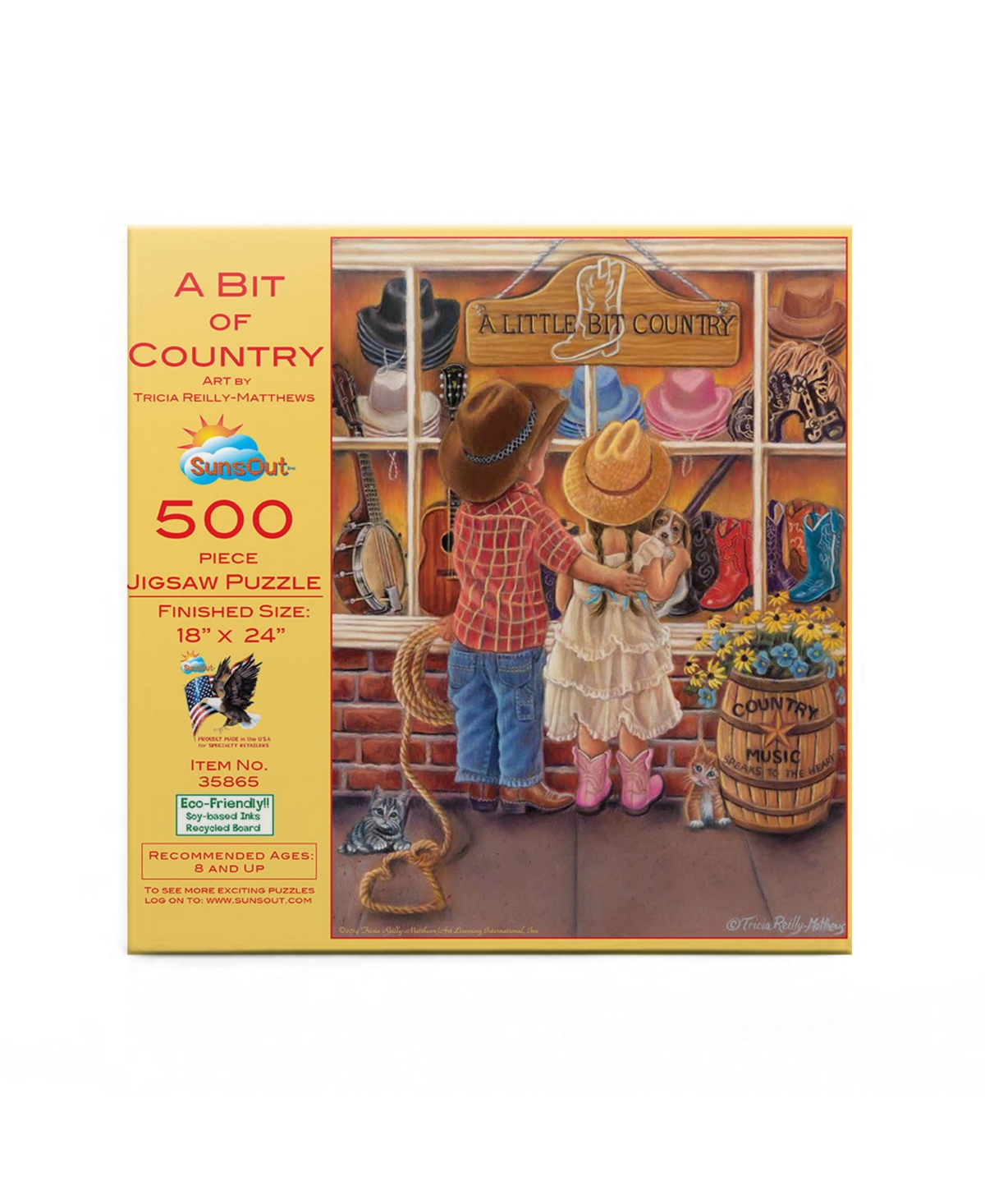 SunsOut A Bit of Country 500 piece Jigsaw Puzzle for Adults