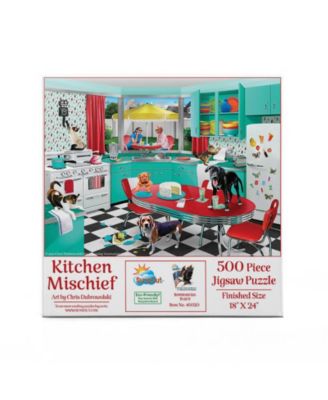 Kitchen Mischief 500 piece Jigsaw Puzzle for Adults