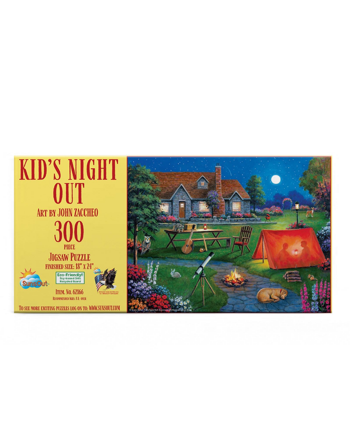 SunsOut Kids Night Out 300 piece Jigsaw Puzzle for Adults