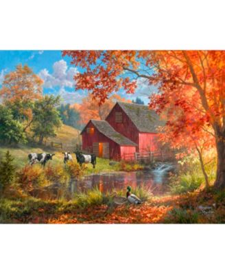 Farm Pond 1000 piece Jigsaw Puzzle for Adults Large Pieces