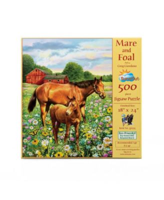 Mare and Foal 500 piece Jigsaw Puzzle for Adults