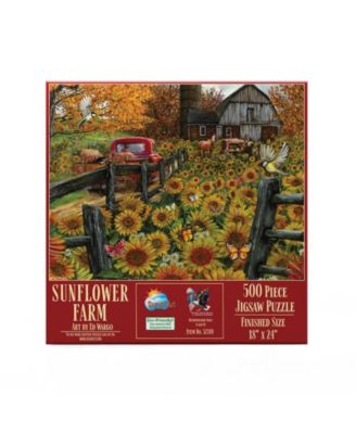 Sunflower Farm 500 piece Jigsaw Puzzle for Adults