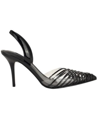 Women's Pemma Woven Slingback Stiletto Pumps