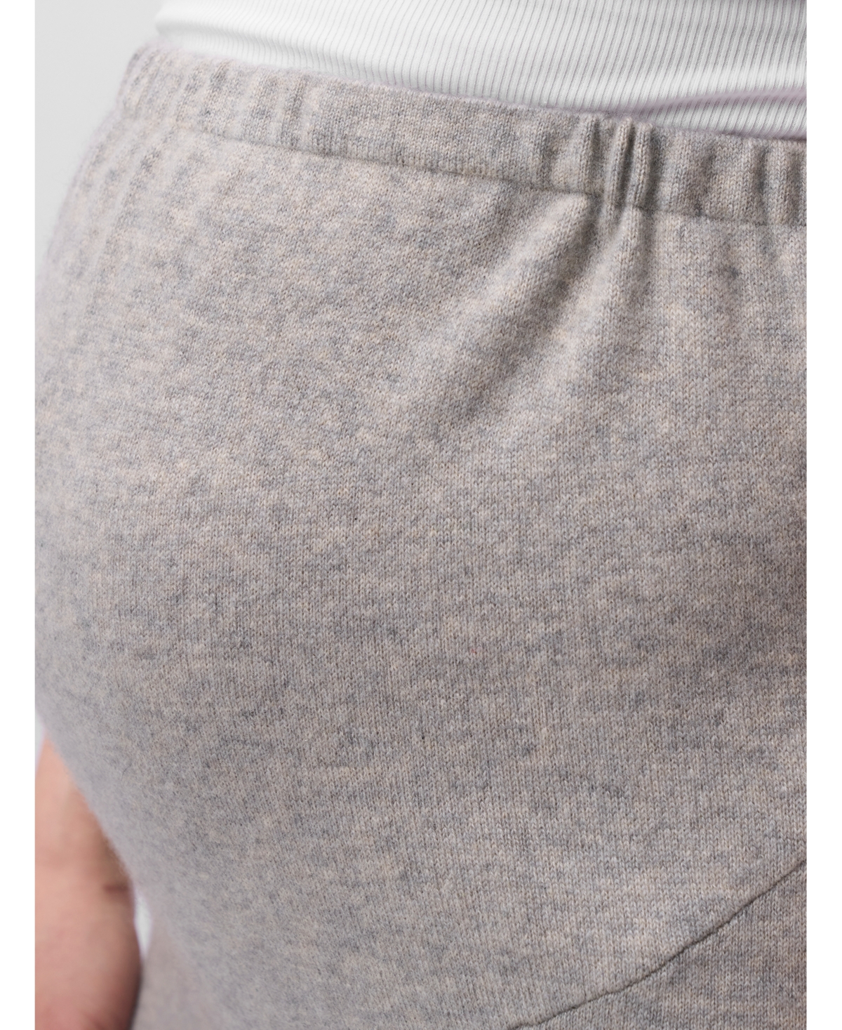 Gobi Cashmere Maternity Wide-Leg Knitted Pants