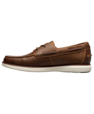 Men's Tropics Elastic Lace Moc-Toe Boat Shoes
