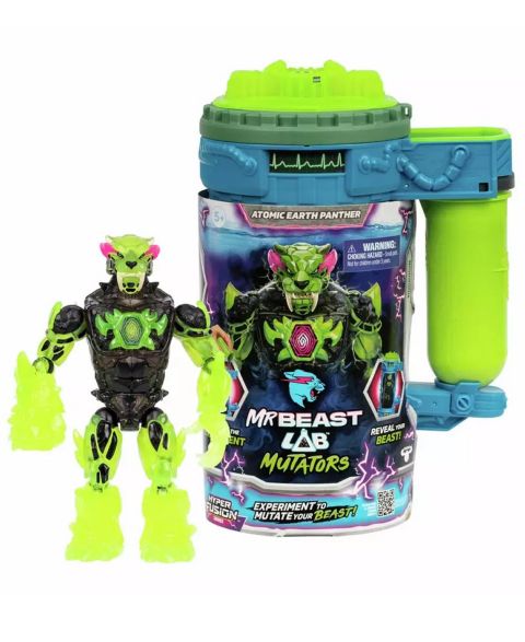 Детская фигурка Mr Beast Lab Mutation Chamber Rock Panther Action Figure