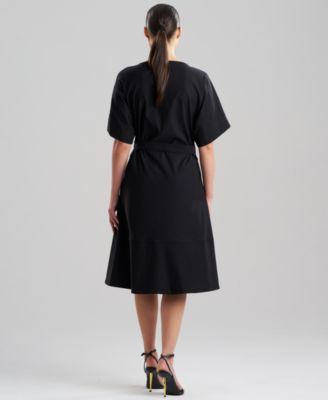 Women's Solid Lightweight Woven Dress
