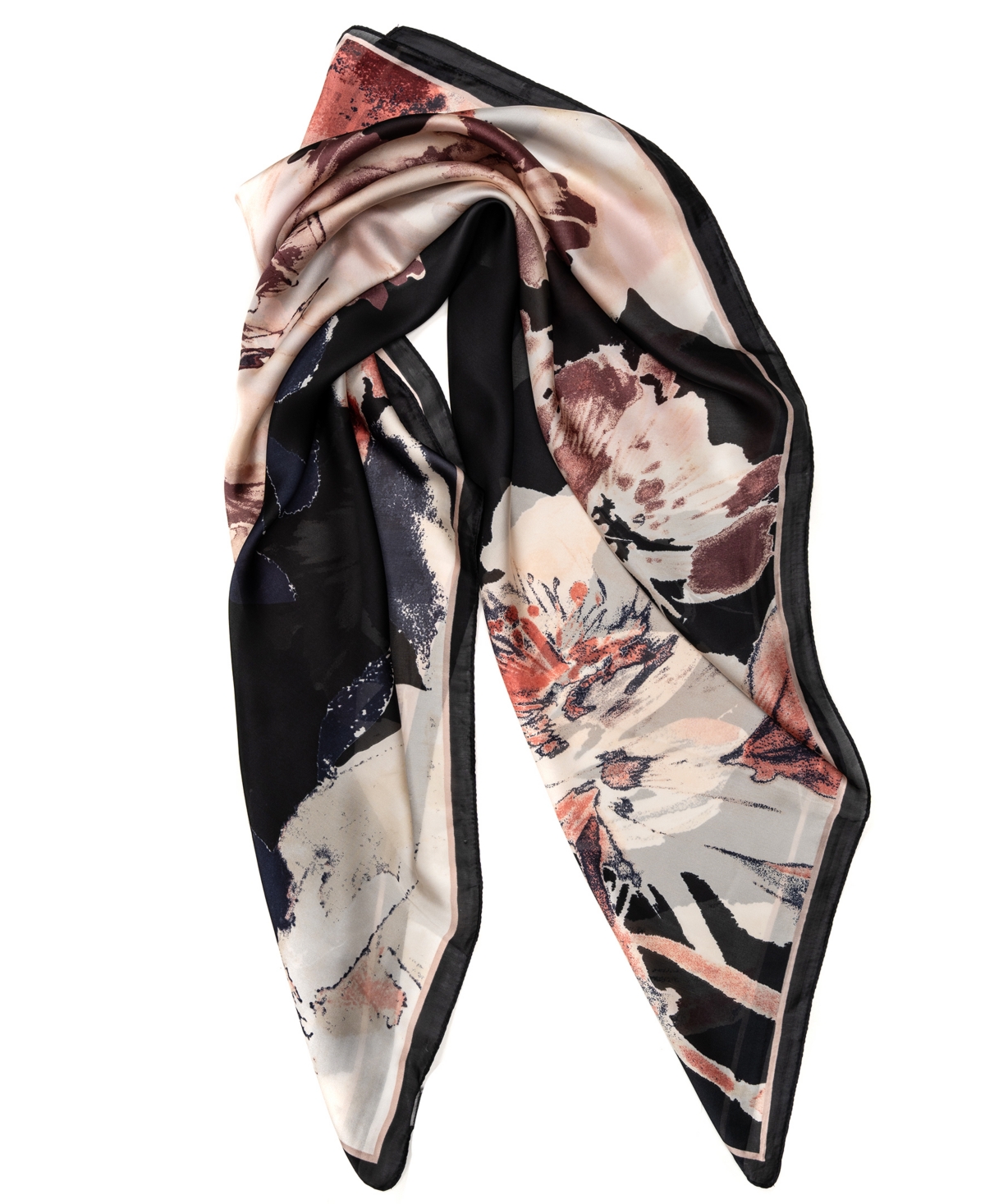 Vince Camuto Exploded Blooms Square Scarf