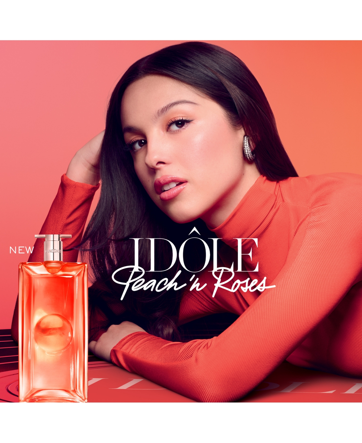 Lancome Idole Peach Roses Eau De Parfum, 0.34 oz.