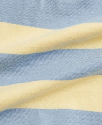 Baby Boys' Striped Rugby Collar Shortall