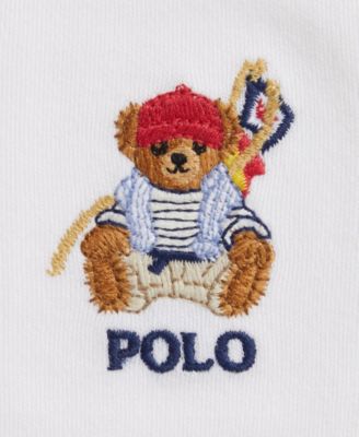 Baby Boys' Bear Print Polo Shirt and Shorts, 2-Piece Set