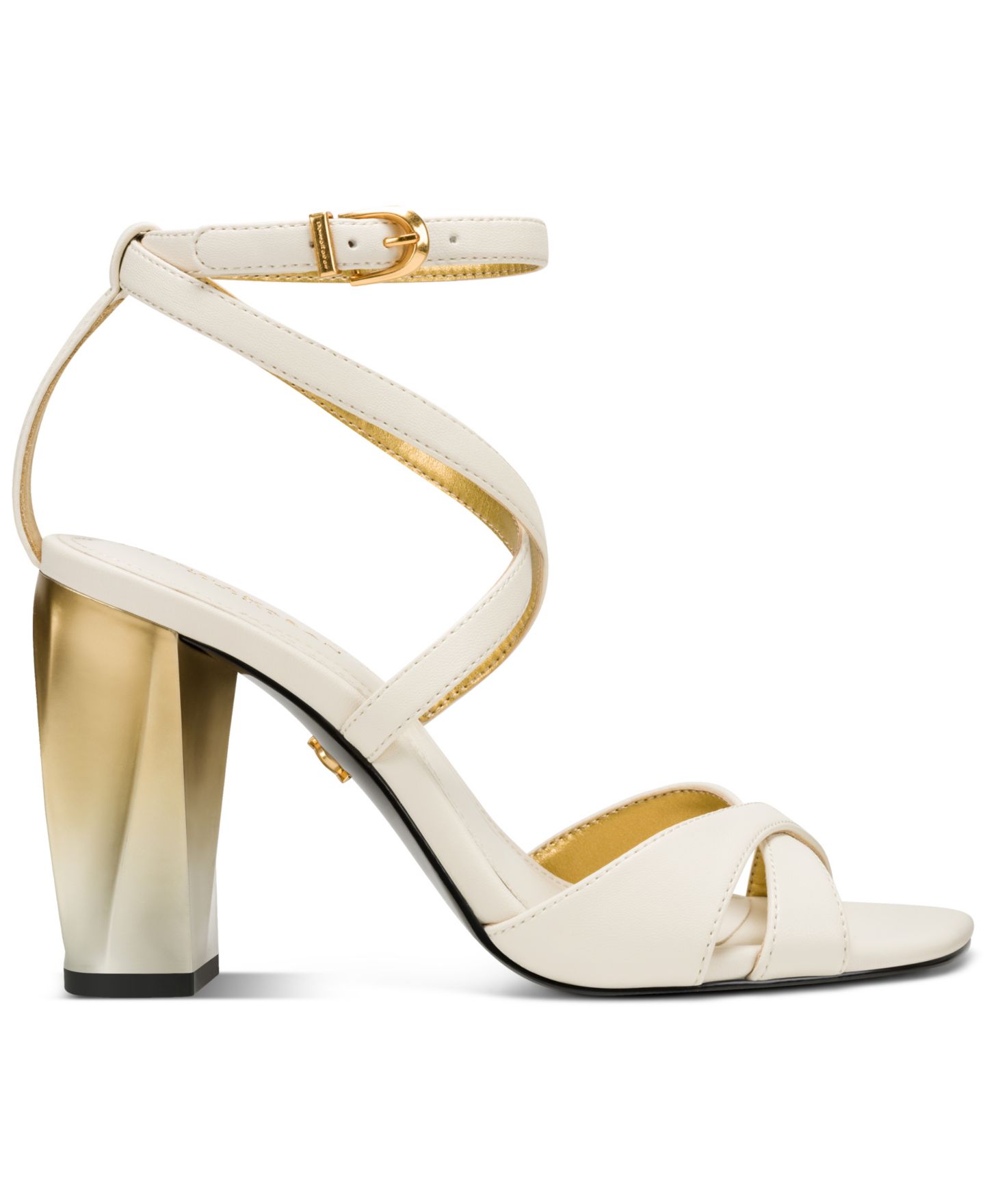 Женские сандалии Donna Karan New York Brooklyn Strappy Dress Sandals, цвет: Слоновая кость — фото 2