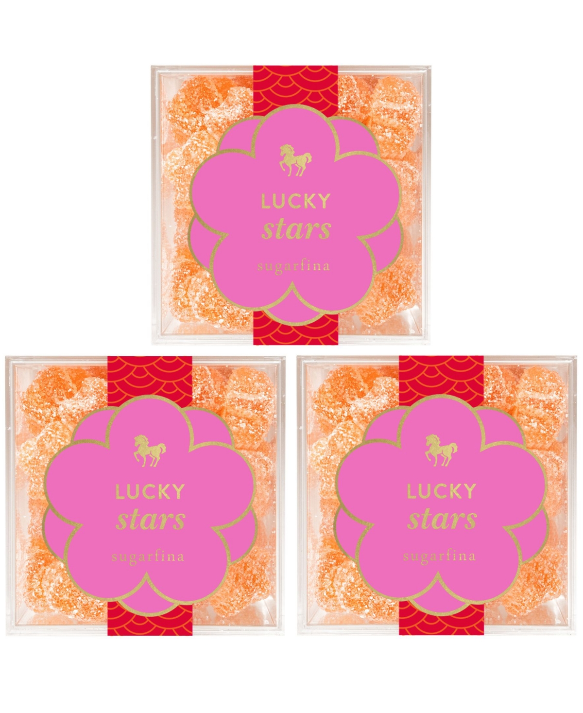 Sugarfina Lunar New Year Lucky Stars Candy Cube Kit, 3 Pieces