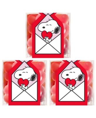 Valentine's Day Snoopy Strawberry Hearts Candy Cube Kit, 3 Pieces