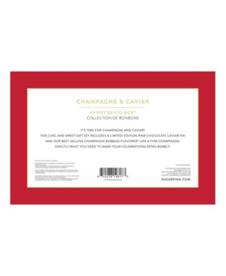 Valentine's Day Champagne Caviar Candy Gift Set, 2 Pieces