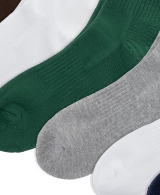 Men's Ralph Lauren Crest Crew Socks, 6-Pack