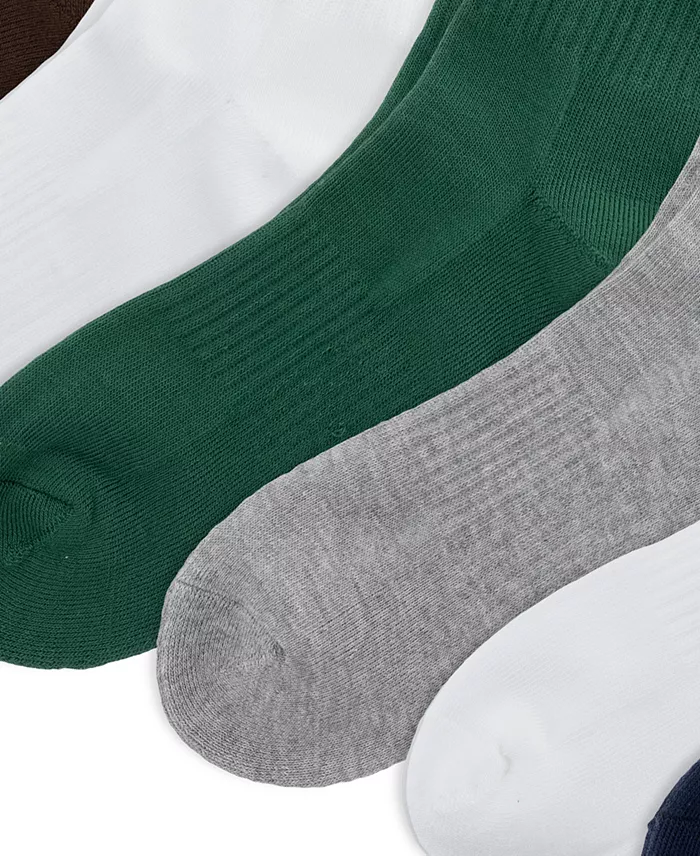 Men's Ralph Lauren Crest Crew Socks, 6-Pack - thumbnail 3