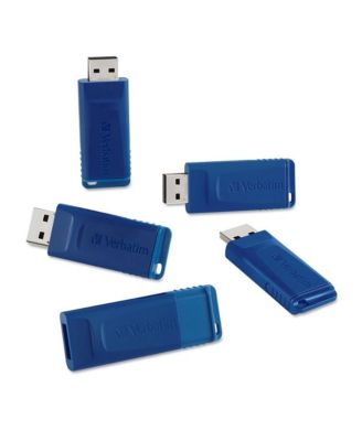 99121 8 GB Classic USB 2.0 Flash Drive - Blue (5/Pack