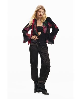 Women's Pixelated flower blouse