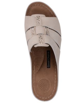 Women's Monte Embellished Wedge Sandals