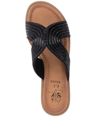 Women's Carline Embellished Flat Sandals