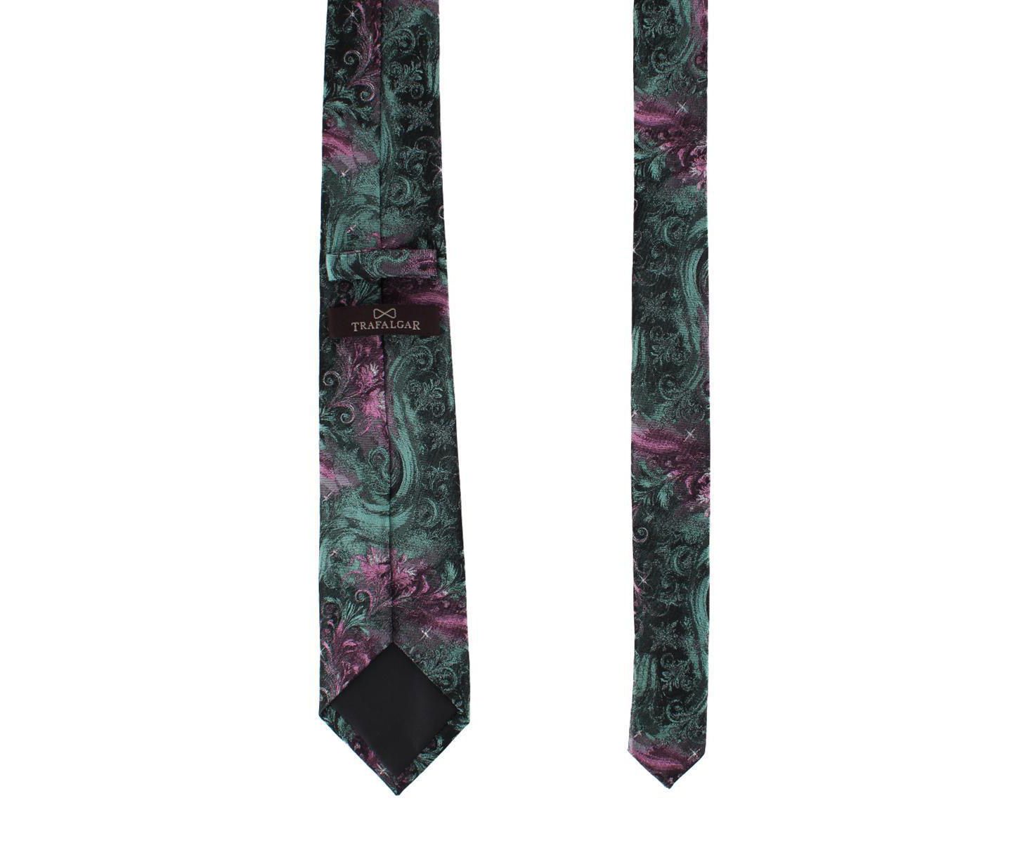 Мужской галстук TRAFALGAR Big & Tall Arcane Storm Silk Novelty Neck Tie, цвет: Multiple — фото 3