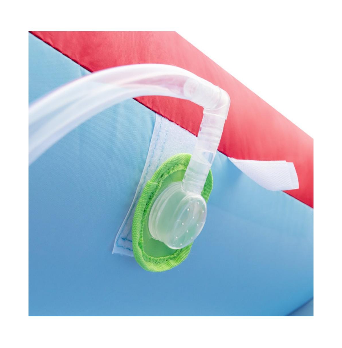 Inflatable Water Park for Kids with Dual Slides Climbing Wall and Splash Pool