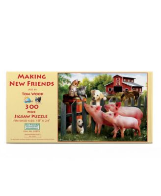 Making New Friends 300 piece Jigsaw Puzzle for Adults