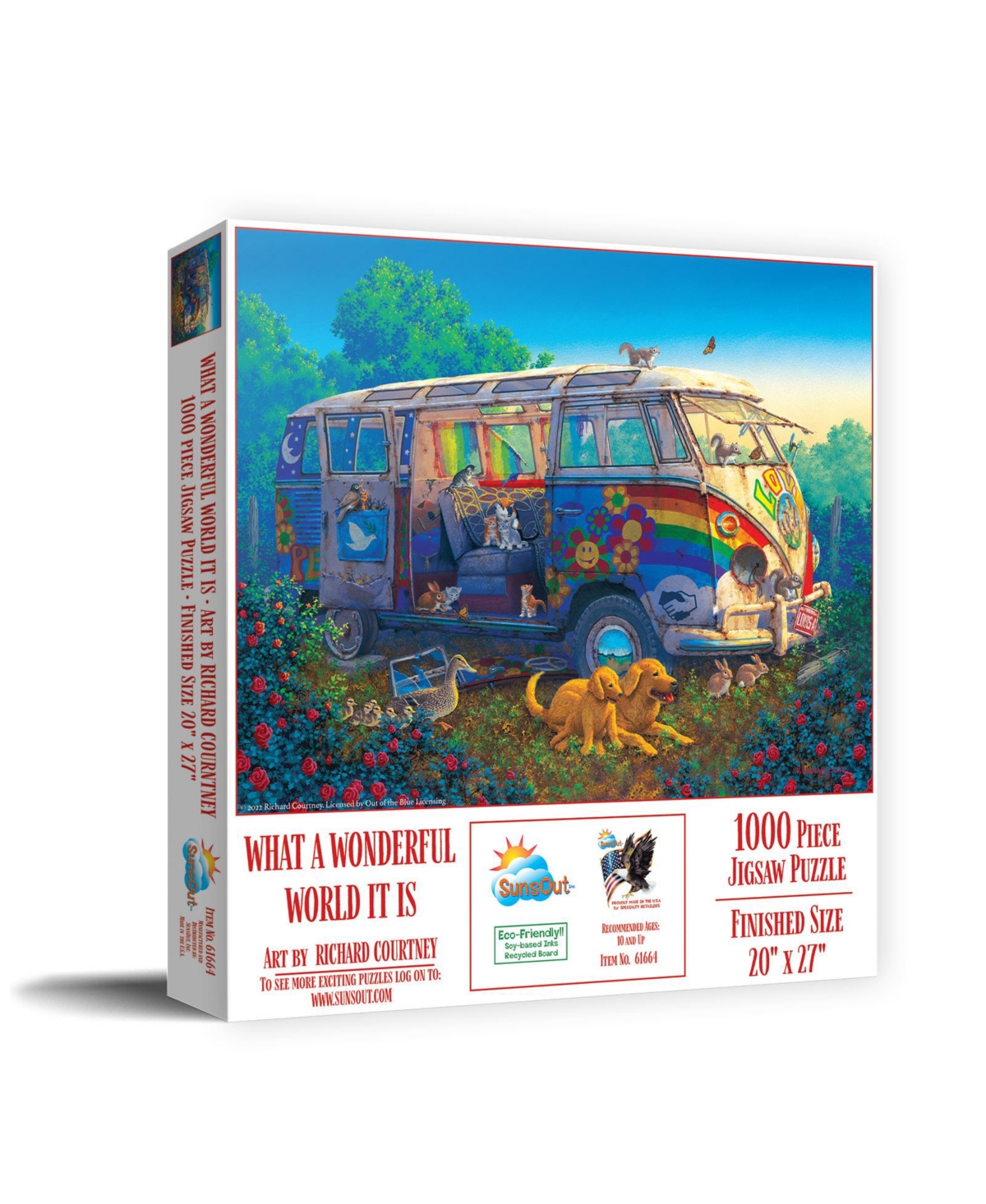 SunsOut What a Wonderful World it is 1000 piece Jigsaw Puzzle for Adults