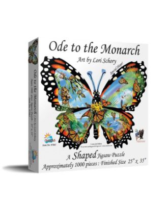 Ode to the Monarch 1000 piece Jigsaw Puzzle for Adults Special Shape