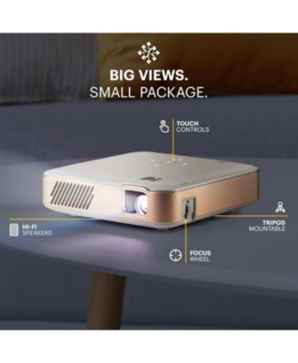 Luma 450 Smart Projector, Full HD Portable Pico Projector with 80" Screen, Tripod, Remote & Case