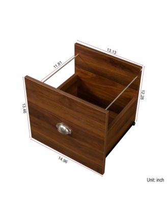 2-tier  Home Office Computer Desk with Hutch, Antiqued finish