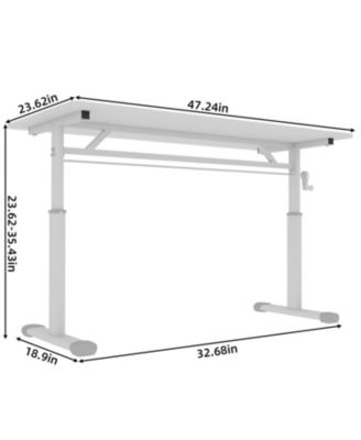 Adjustable Height Study Desk - Kids & Adults, Compact Design