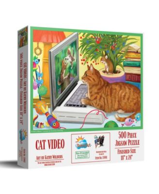 Cat Videos 500 piece Jigsaw Puzzle