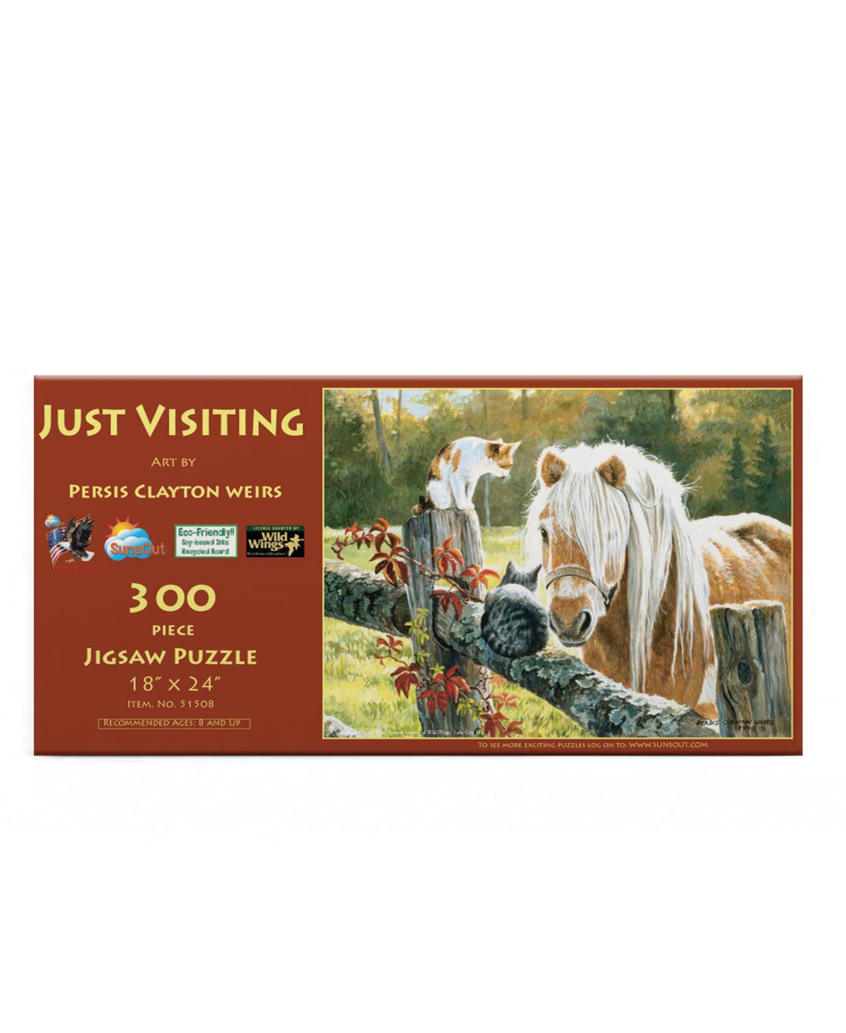 SunsOut Just Visiting 300 piece Jigsaw Puzzle for Adults