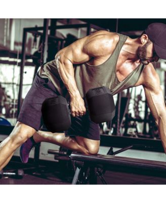 Hex Single Dumbbell Weight Training Workout Equipment, 100 lb