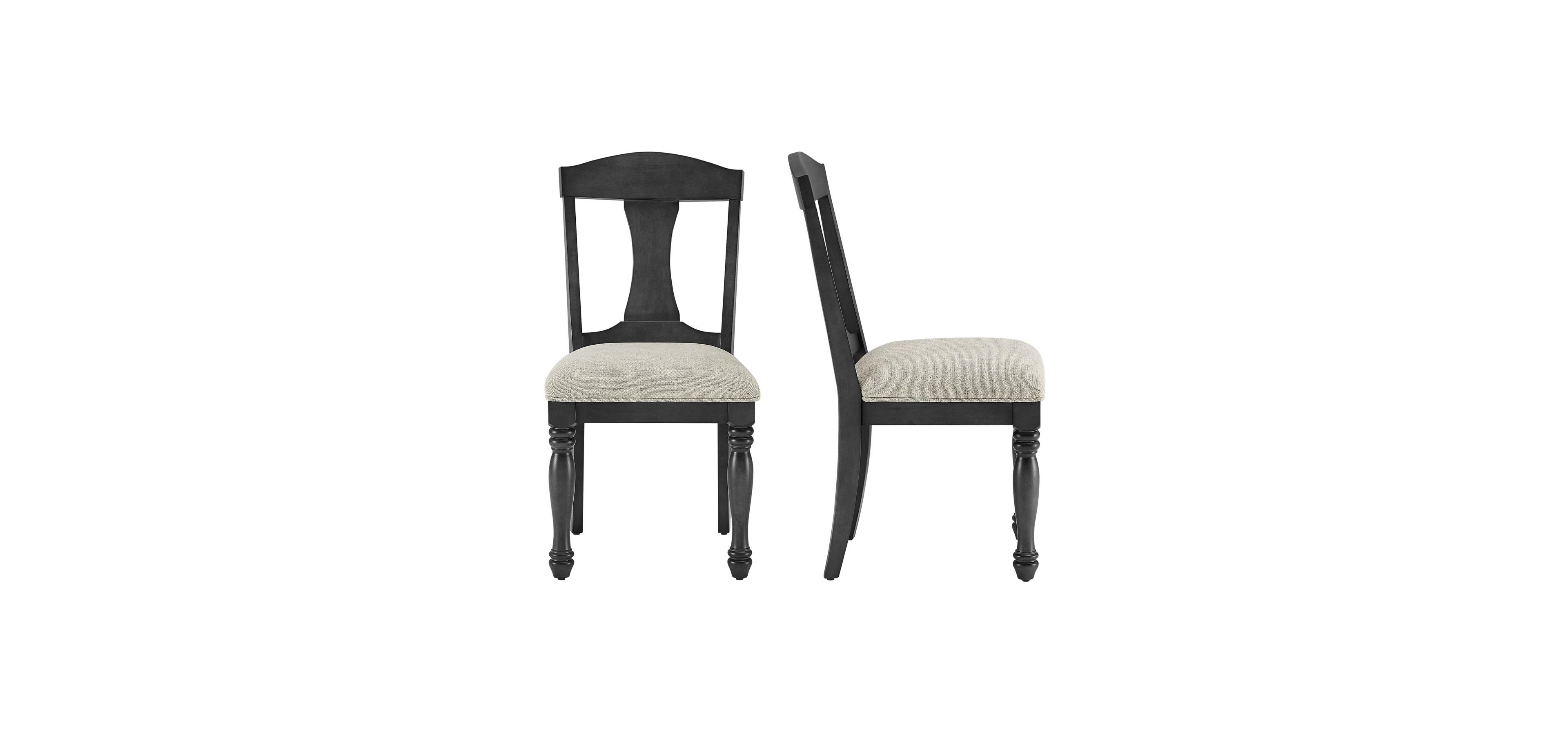 Streamdale Furniture Mid-Century Modern Upholstered Dining Chairs (Set of 2) for Kitchen, Living Room