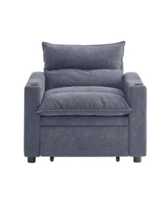 Convertible Sofa Chair Bed - Grey